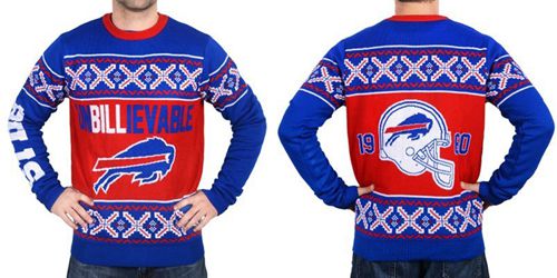 Nike Bills Men's Ugly Sweater - Click Image to Close